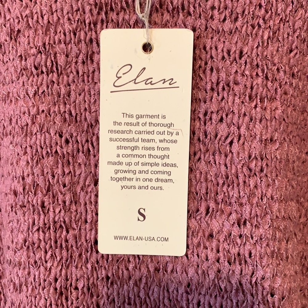 Mauve sweater with back cut outs -NWT - Picture 5 of 5